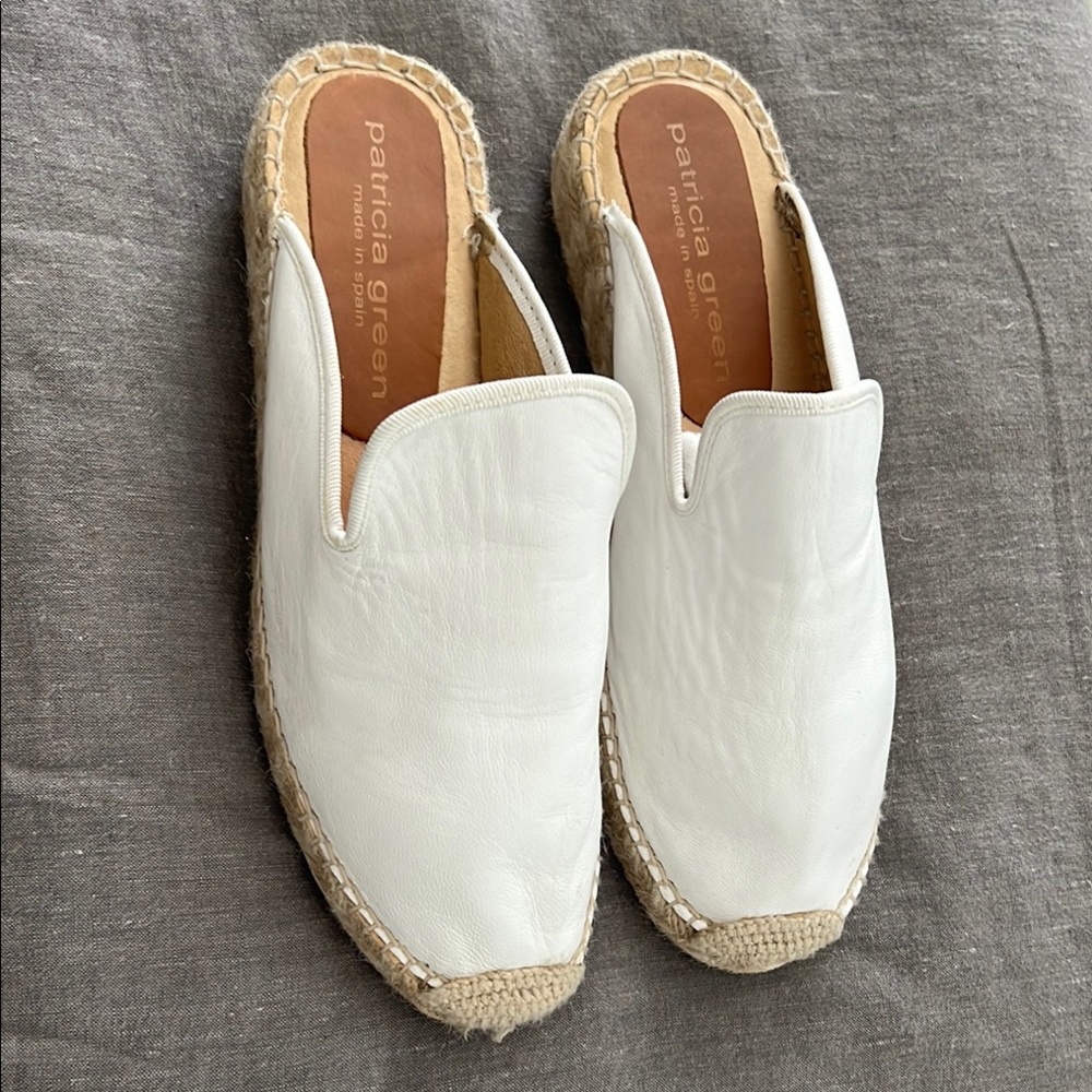 Patricia Green White Espadrilles
